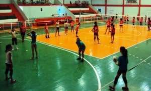 Treino Escolinha vôlei Forquilhinha