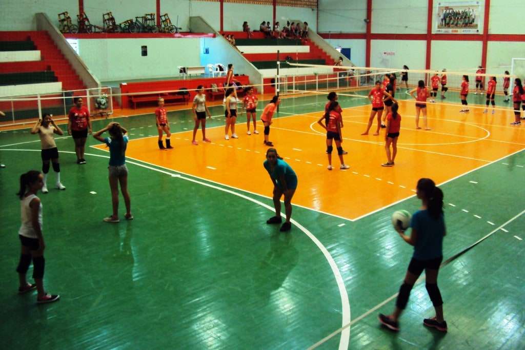 Treino Escolinha vôlei Forquilhinha