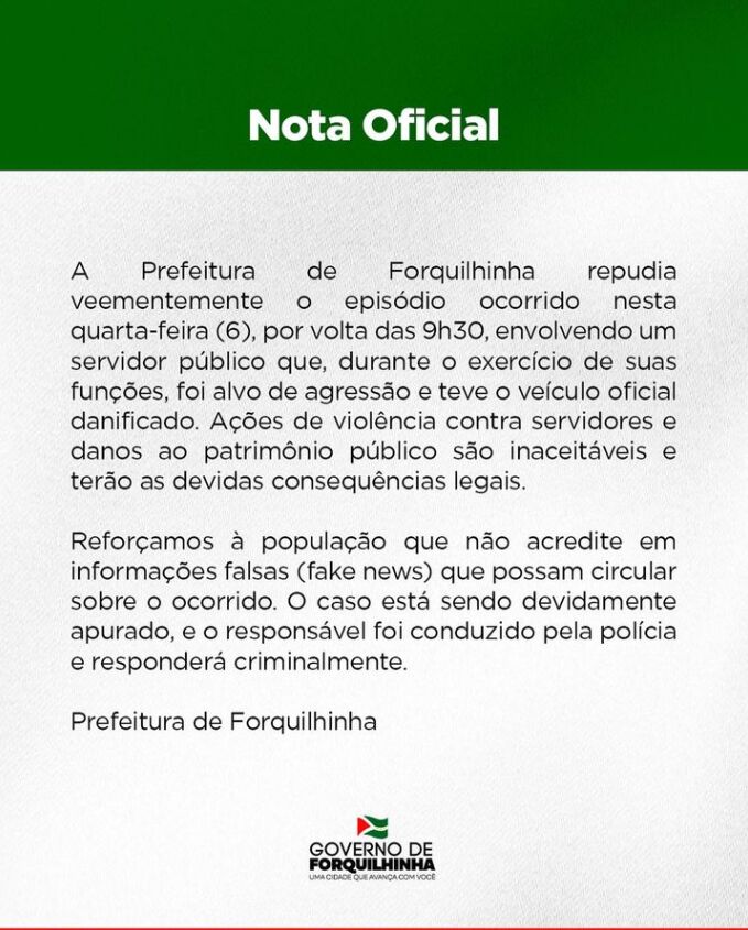 Nota Oficial Prefa